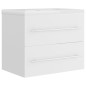 vidaXL Mueble con lavabo madera de ingeniería blanco vidaXL Mueble con lavabo madera de ingeniería blanco