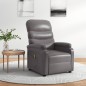 vidaXL Sillón de masaje de cuero sintético gris vidaXL Sillón de masaje de cuero sintético gris