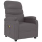 vidaXL Sillón de masaje de cuero sintético gris vidaXL Sillón de masaje de cuero sintético gris