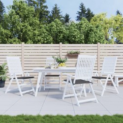 vidaXL Cojines sillas de jardín 4 uds tela Oxford antracita 40x40x3 cm
