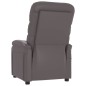 vidaXL Sillón de masaje de cuero sintético gris vidaXL Sillón de masaje de cuero sintético gris