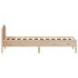 vidaXL Estructura de cama con cabecero madera maciza de pino 90x200 cm