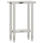 vidaXL Mesa de trabajo de cocina acero inoxidable 55x30x85 cm vidaXL Mesa de trabajo de cocina acero inoxidable 55x30x85 cm