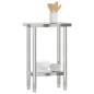 vidaXL Mesa de trabajo de cocina acero inoxidable 55x30x85 cm vidaXL Mesa de trabajo de cocina acero inoxidable 55x30x85 cm