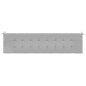 vidaXL Cojín de banco de jardín tela Oxford gris 200x50x3 cm vidaXL Cojín de banco de jardín tela Oxford gris 200x50x3 cm