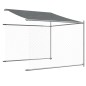 vidaXL Jaula de perros techo y puerta acero galvanizado gris 12x2x2 m vidaXL Jaula de perros techo y puerta acero galvanizado gris 12x2x2 m