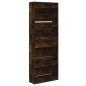 vidaXL Zapatero de madera de ingeniería roble ahumado 60x21x163,5 cm vidaXL Zapatero de madera de ingeniería roble ahumado 60x21x163,5 cm