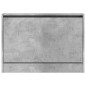 vidaXL Mueble zapatero madera de ingeniería gris hormigón 80x21x57 cm vidaXL Mueble zapatero madera de ingeniería gris hormigón 80x21x57 cm