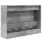 vidaXL Mueble zapatero madera de ingeniería gris hormigón 80x21x57 cm vidaXL Mueble zapatero madera de ingeniería gris hormigón 80x21x57 cm