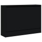vidaXL Zapatero de madera de ingeniería negro 80x21x57 cm vidaXL Zapatero de madera de ingeniería negro 80x21x57 cm