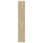 vidaXL Zapatero de madera de ingeniería roble Sonoma 80x21x125,5 cm vidaXL Zapatero de madera de ingeniería roble Sonoma 80x21x125,5 cm