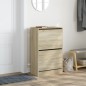 vidaXL Zapatero de madera de ingeniería roble Sonoma 60x34x96,5 cm vidaXL Zapatero de madera de ingeniería roble Sonoma 60x34x96,5 cm