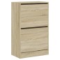 vidaXL Zapatero de madera de ingeniería roble Sonoma 60x34x96,5 cm vidaXL Zapatero de madera de ingeniería roble Sonoma 60x34x96,5 cm