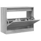 vidaXL Zapatero de madera de ingeniería gris Sonoma 80x34x63 cm vidaXL Zapatero de madera de ingeniería gris Sonoma 80x34x63 cm