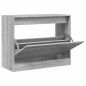vidaXL Zapatero de madera de ingeniería gris Sonoma 80x34x63 cm vidaXL Zapatero de madera de ingeniería gris Sonoma 80x34x63 cm