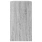 vidaXL Zapatero de madera de ingeniería gris Sonoma 80x34x63 cm vidaXL Zapatero de madera de ingeniería gris Sonoma 80x34x63 cm