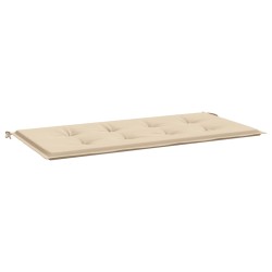 vidaXL Cojín de banco de jardín tela Oxford beige 120x50x3 cm
