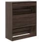 vidaXL Zapatero de madera de ingeniería marrón roble 80x34x96,5 cm vidaXL Zapatero de madera de ingeniería marrón roble 80x34x96,5 cm