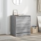 vidaXL Zapatero de madera de ingeniería gris Sonoma 60x42x69 cm