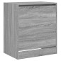 vidaXL Zapatero de madera de ingeniería gris Sonoma 60x42x69 cm