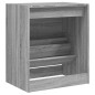vidaXL Zapatero de madera de ingeniería gris Sonoma 60x42x69 cm