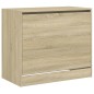 vidaXL Zapatero de madera de ingeniería roble Sonoma 80x42x69 cm vidaXL Zapatero de madera de ingeniería roble Sonoma 80x42x69 cm