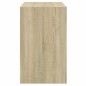 vidaXL Zapatero de madera de ingeniería roble Sonoma 80x42x69 cm vidaXL Zapatero de madera de ingeniería roble Sonoma 80x42x69 cm
