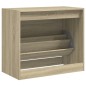 vidaXL Zapatero de madera de ingeniería roble Sonoma 80x42x69 cm vidaXL Zapatero de madera de ingeniería roble Sonoma 80x42x69 cm