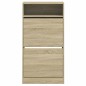 vidaXL Zapatero de madera de ingeniería roble Sonoma 60x34x116 cm vidaXL Zapatero de madera de ingeniería roble Sonoma 60x34x116 cm
