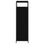 vidaXL Zapatero de madera de ingeniería negro 60x34x112 cm vidaXL Zapatero de madera de ingeniería negro 60x34x112 cm