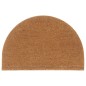vidaXL Felpudo semicircular de fibra de coco natural 60x90 cm vidaXL Felpudo semicircular de fibra de coco natural 60x90 cm
