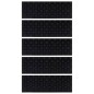 vidaXL Alfombrillas de escalera de goma 5 uds 25x75 cm vidaXL Alfombrillas de escalera de goma 5 uds 25x75 cm