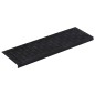 vidaXL Alfombrillas de escalera de goma 5 uds 25x75 cm vidaXL Alfombrillas de escalera de goma 5 uds 25x75 cm