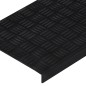 vidaXL Alfombrillas de escalera de goma 5 uds 25x75 cm vidaXL Alfombrillas de escalera de goma 5 uds 25x75 cm