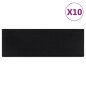 vidaXL Alfombrillas de escalera de goma 10 uds goma 25x75 cm