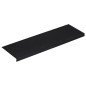 vidaXL Alfombrillas de escalera de goma 10 uds goma 25x75 cm