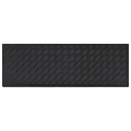vidaXL Alfombrillas de escalera de goma 10 uds goma 25x75 cm