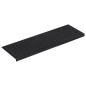 vidaXL Alfombrillas de escalera de goma 10 uds goma 25x75 cm vidaXL Alfombrillas de escalera de goma 10 uds goma 25x75 cm