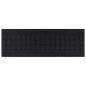 vidaXL Alfombrillas de escalera de goma 5 uds 25x75 cm