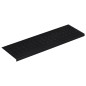 vidaXL Alfombrillas de escalera de goma 5 uds 25x75 cm