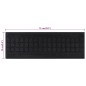 vidaXL Alfombrillas de escalera de goma 5 uds 25x75 cm