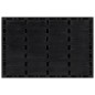vidaXL Felpudo rectangular de goma y fibra de coco 40x60 cm vidaXL Felpudo rectangular de goma y fibra de coco 40x60 cm