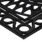 vidaXL Felpudo rectangular de goma 45x75 cm vidaXL Felpudo rectangular de goma 45x75 cm