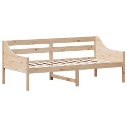 vidaXL Sofá cama madera maciza de pino 90x190 cm