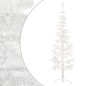 vidaXL Medio árbol de Navidad artificial con soporte blanco 120 cm vidaXL Medio árbol de Navidad artificial con soporte blanco 120 cm