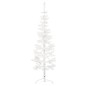 vidaXL Medio árbol de Navidad artificial con soporte blanco 120 cm vidaXL Medio árbol de Navidad artificial con soporte blanco 120 cm