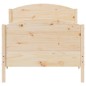 vidaXL Estructura de cama con cabecero madera maciza pino 100x200 cm vidaXL Estructura de cama con cabecero madera maciza pino 100x200 cm