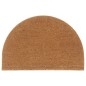 vidaXL Felpudo semicircular de fibra de coco natural 60x90 cm vidaXL Felpudo semicircular de fibra de coco natural 60x90 cm