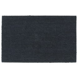 vidaXL Felpudo de fibra de coco gris oscuro 50x80 cm