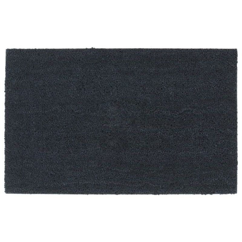 vidaXL Felpudo de fibra de coco gris oscuro 50x80 cm vidaXL Felpudo de fibra de coco gris oscuro 50x80 cm